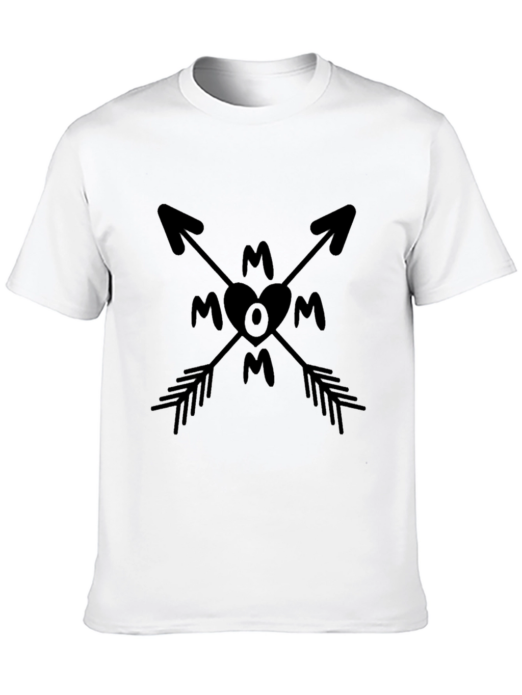 Mom Arrow Heart Graphic T-Shirt