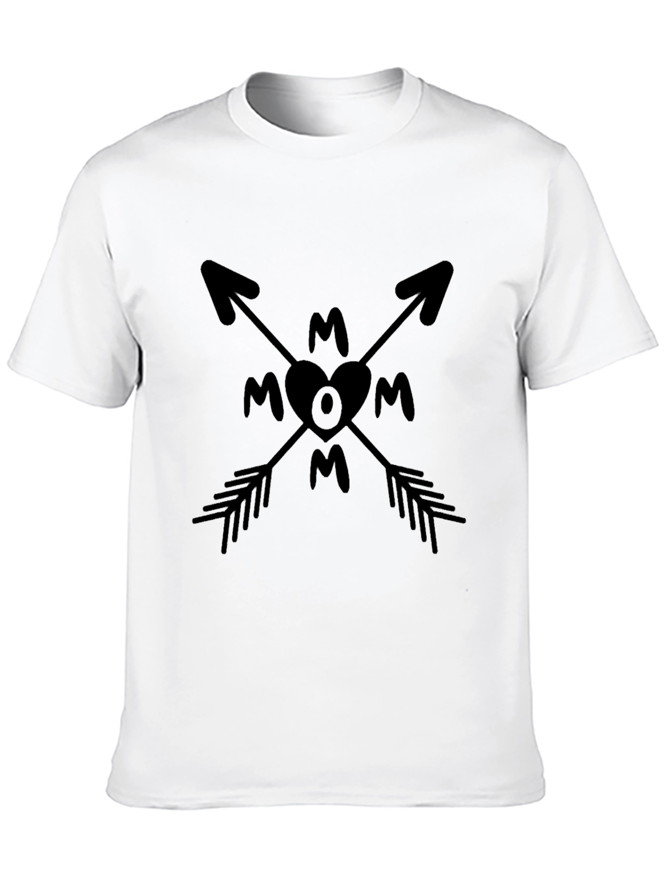 Mom Arrow Heart Graphic T-Shirt
