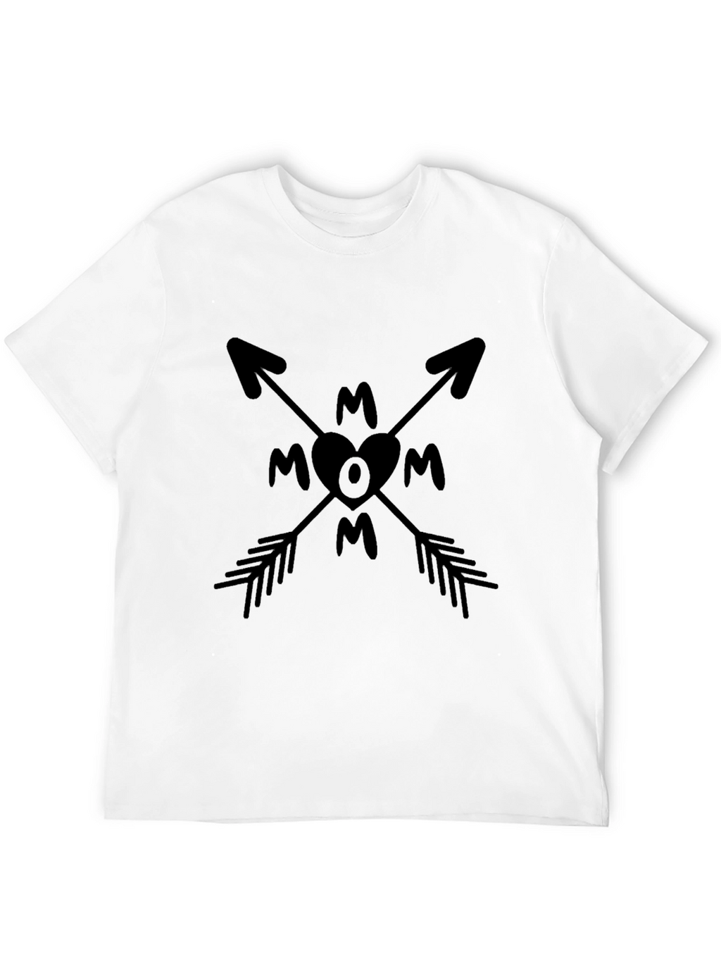 Mom Arrow Heart Graphic T-Shirt