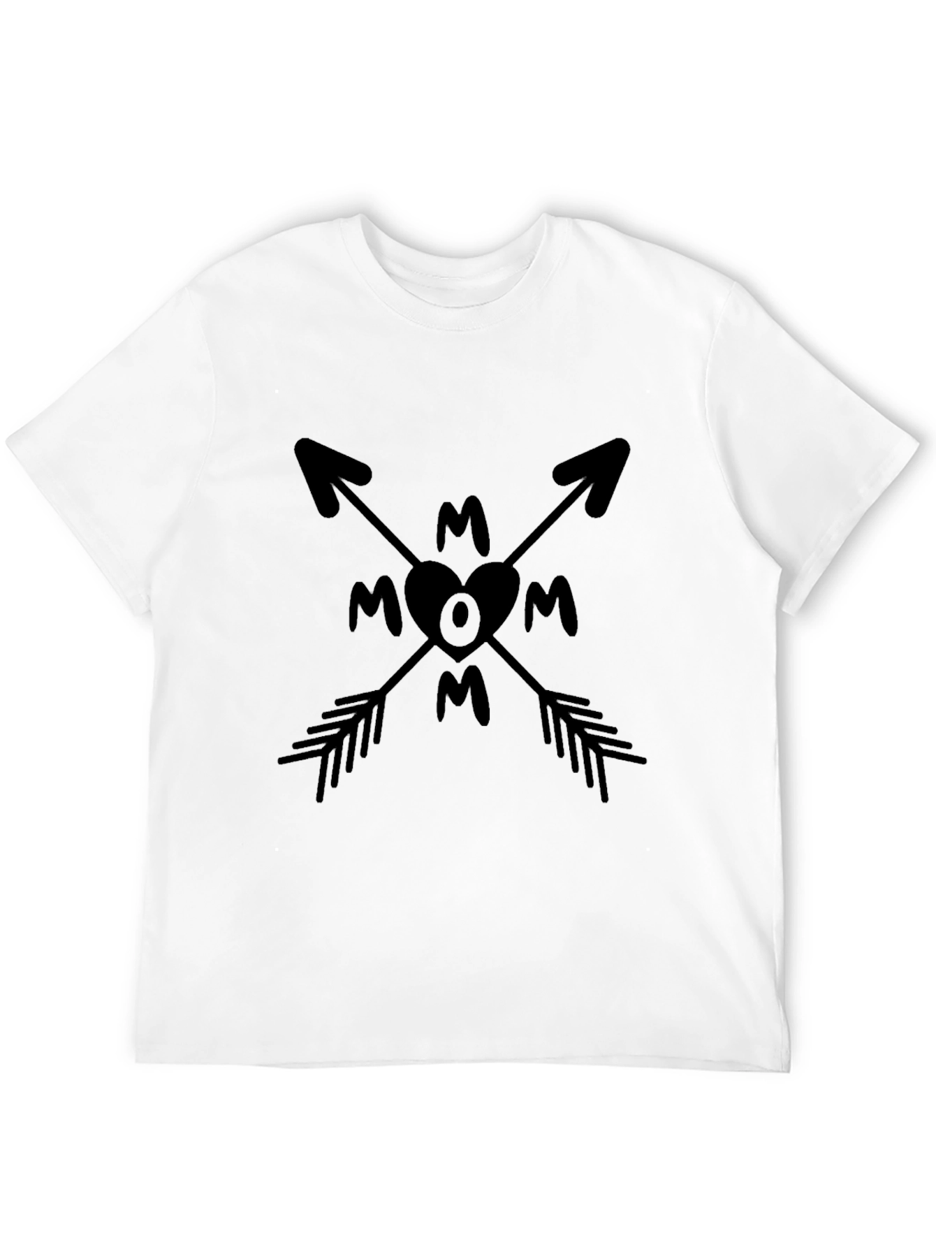 Mom Arrow Heart Graphic T-Shirt