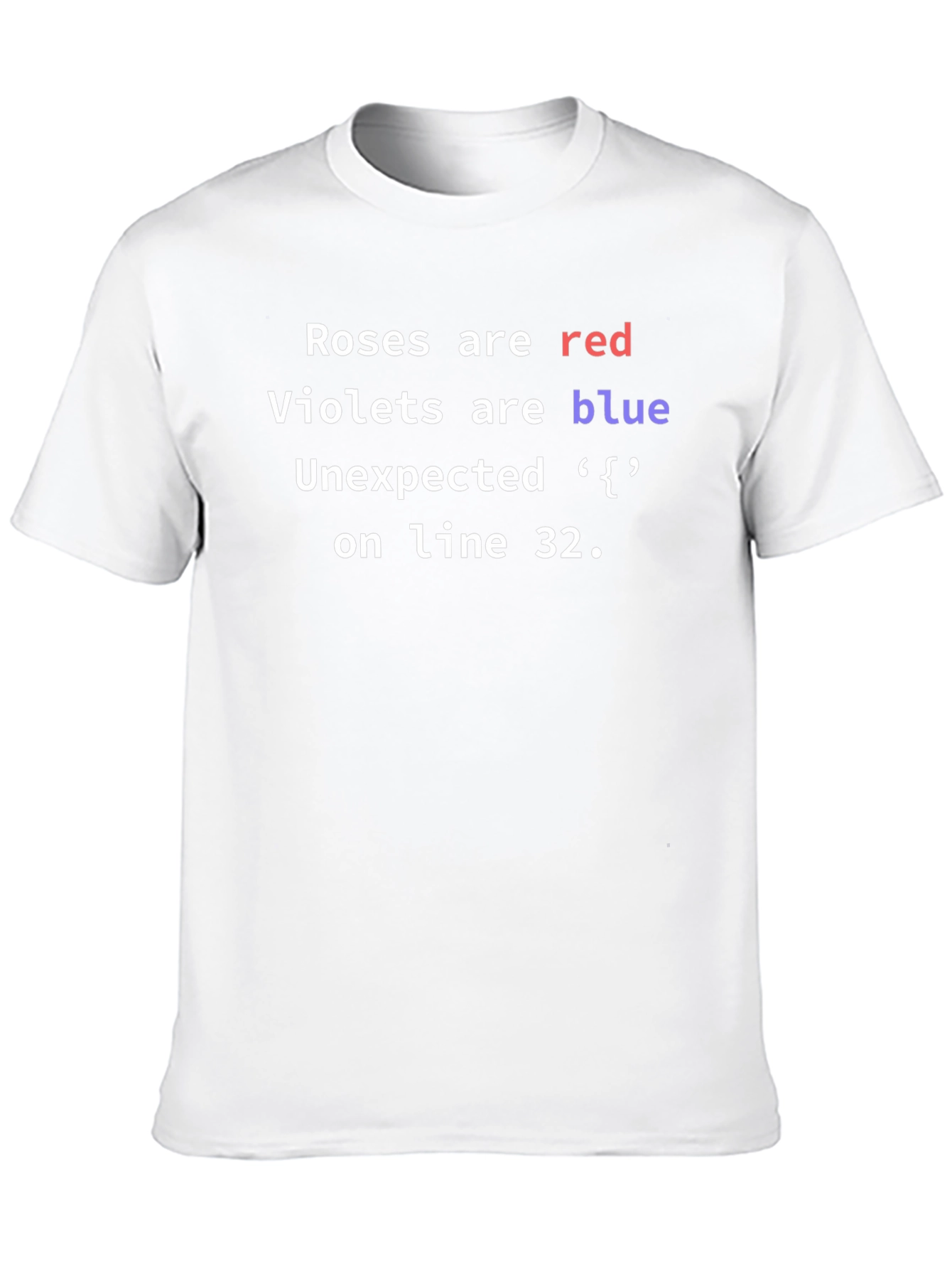 Roses are Red Programmer Humor T-Shirt