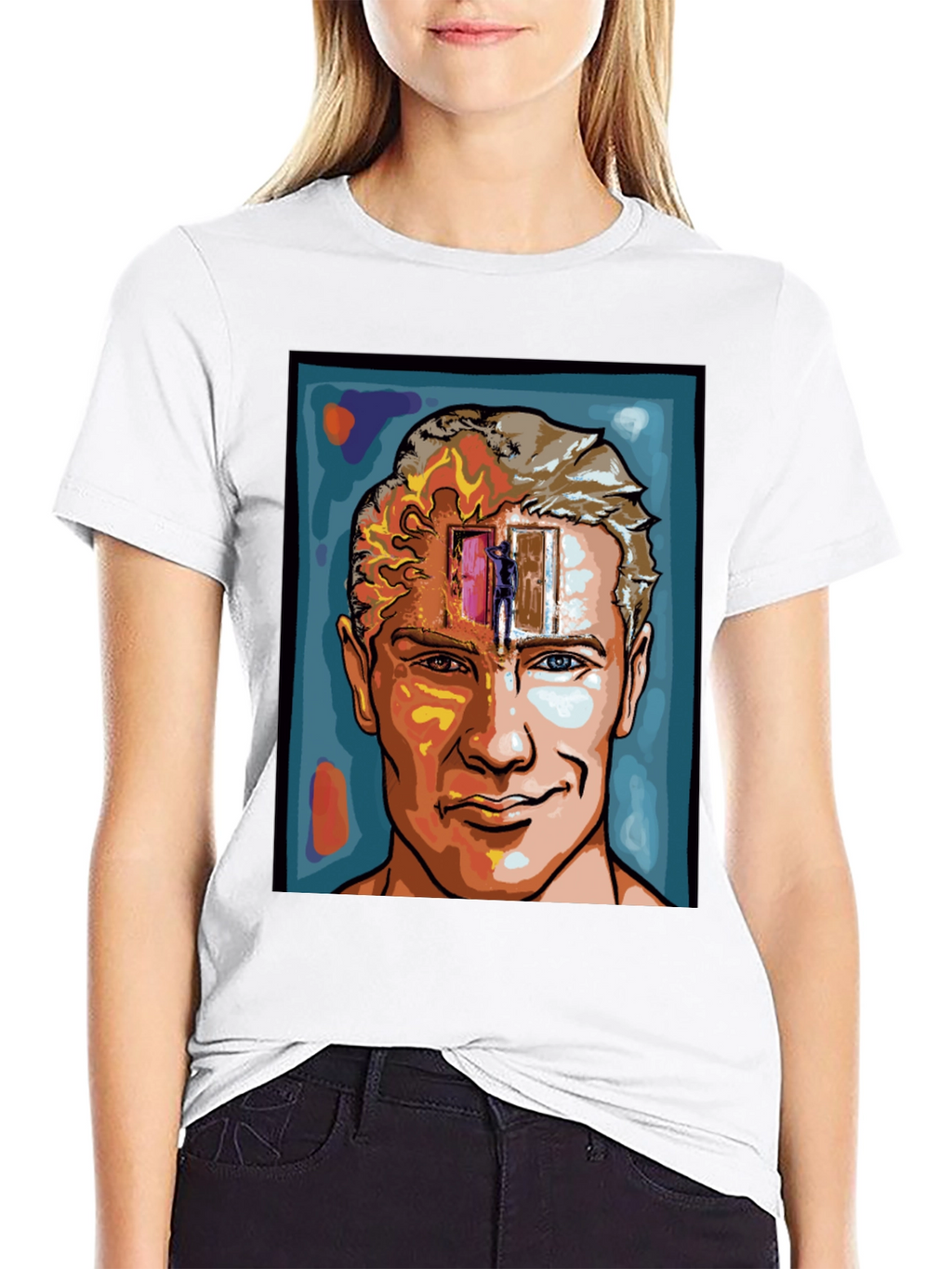 Mind Doorway Graphic T-Shirt - Black