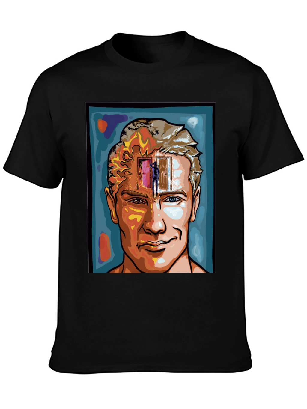 Mind Doorway Graphic T-Shirt - Black