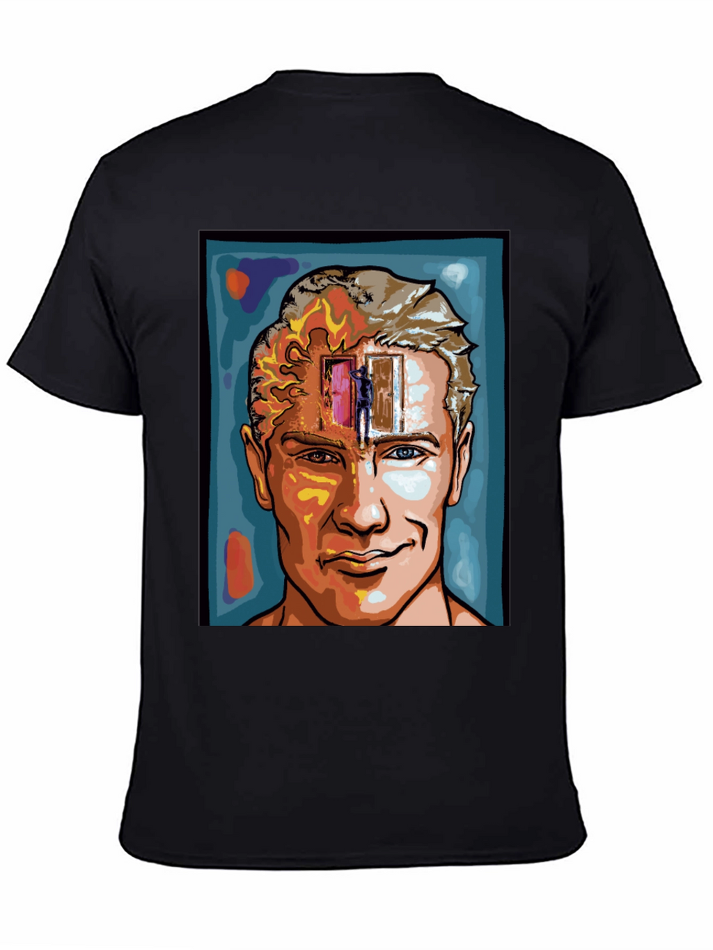 Mind Doorway Graphic T-Shirt - Black