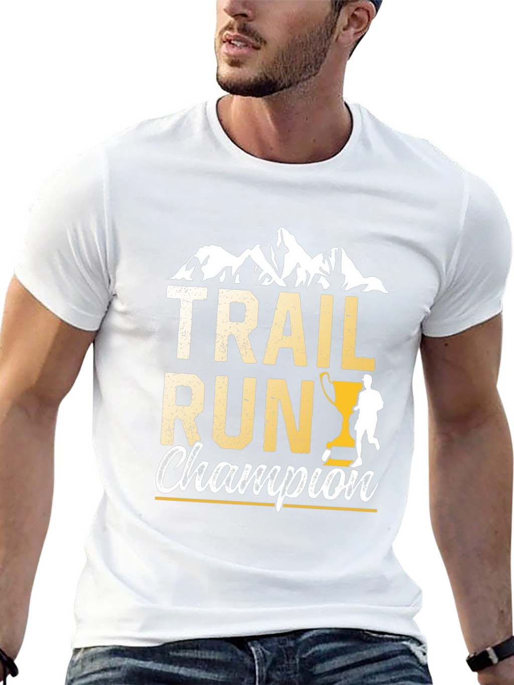 Trail Run Champion Graphic Tee
