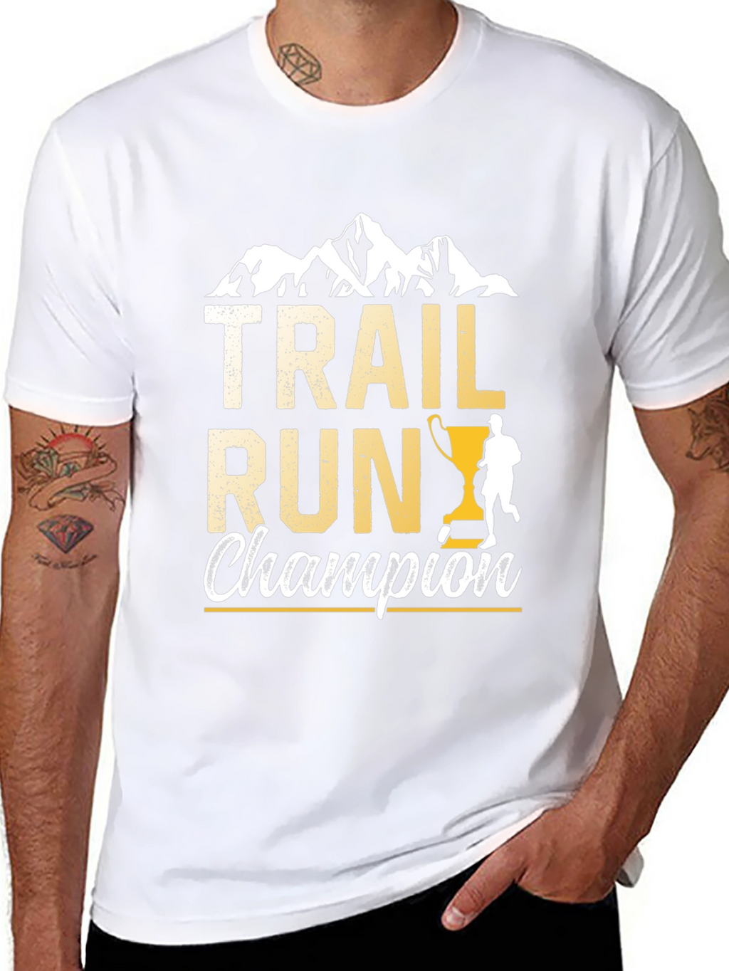 Trail Run Champion Graphic Tee