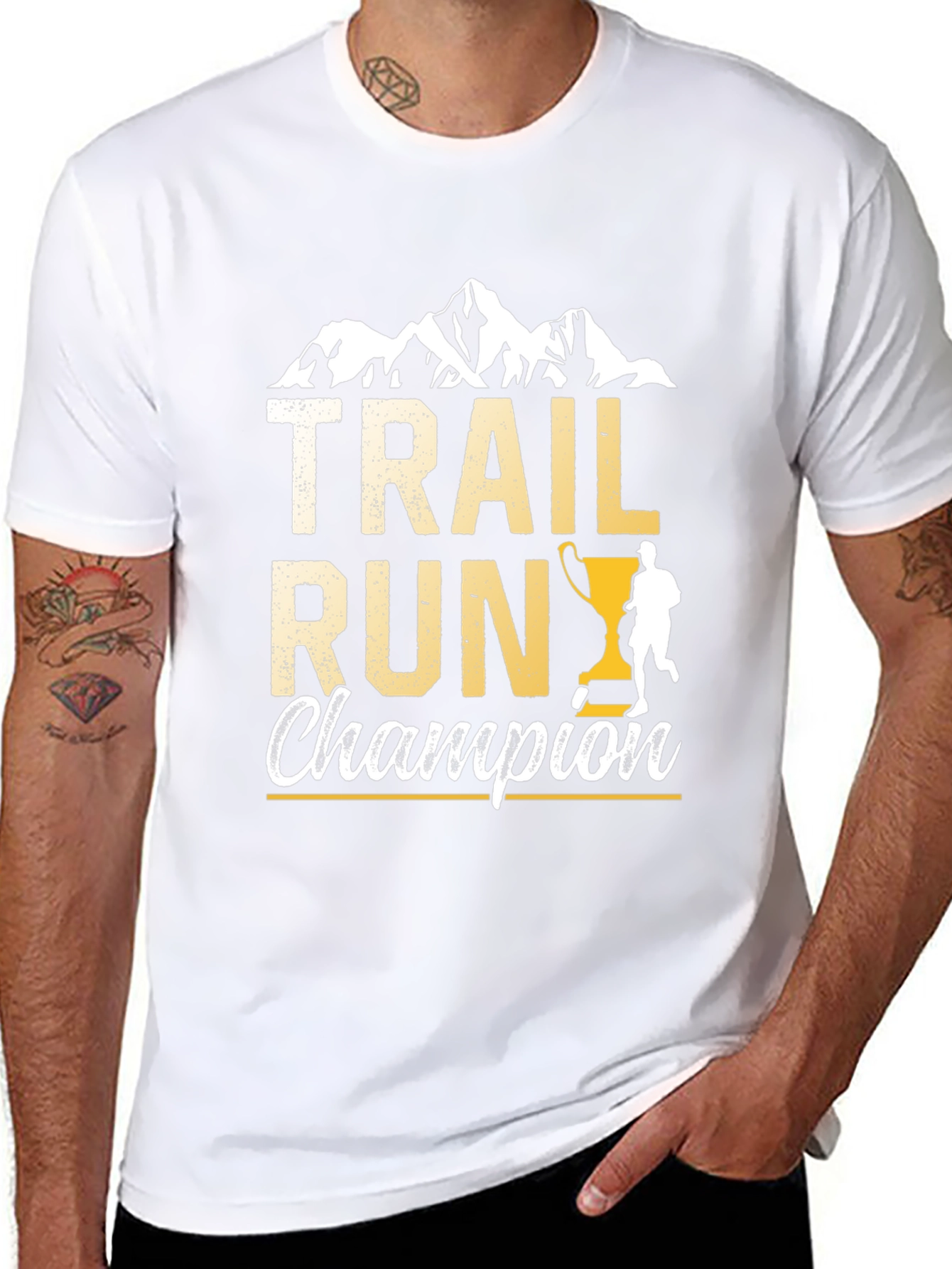 Trail Run Champion Graphic Tee