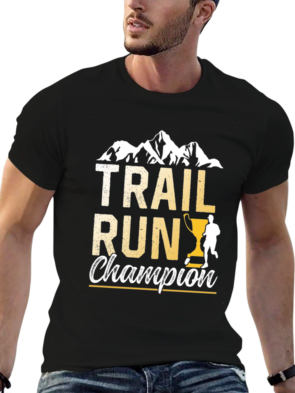 Trail Run Champion Graphic Tee