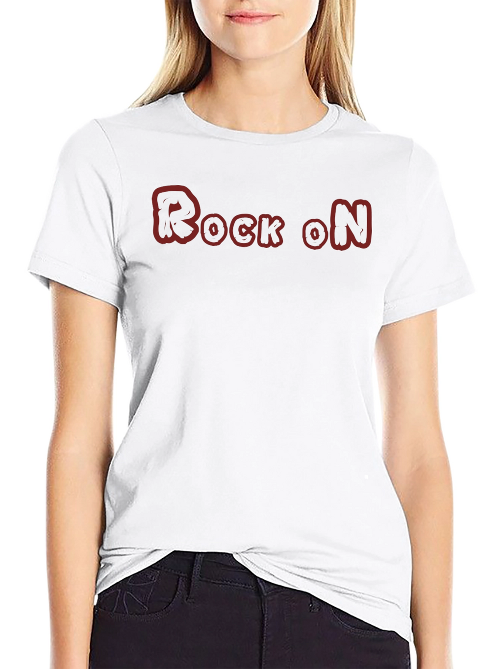 Rock On Graphic Tee - Stylish Black T-Shirt