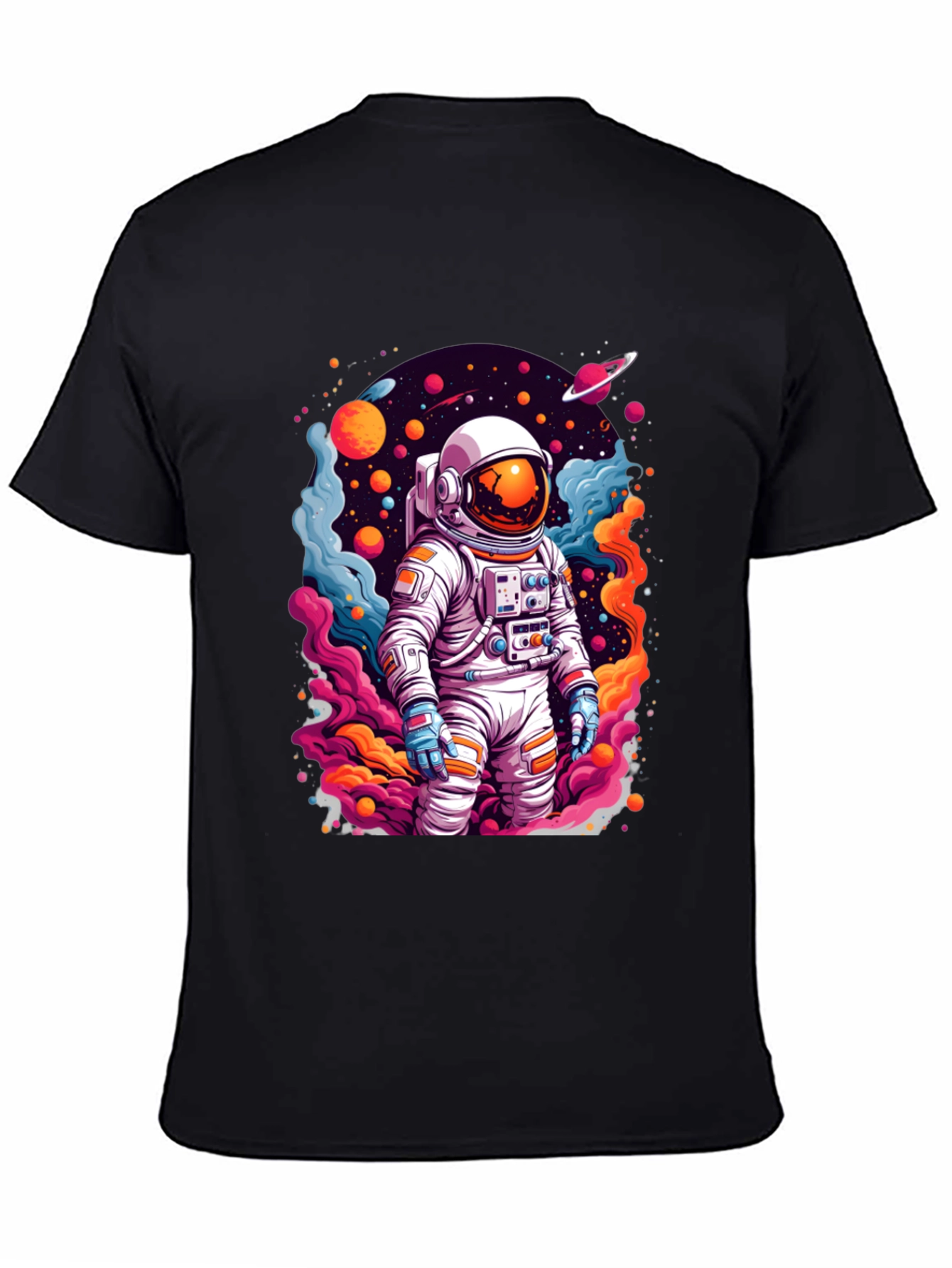 Astronaut in Space T-Shirt - Vibrant Graphic Tee