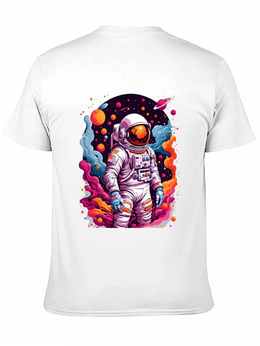 Astronaut in Space T-Shirt - Vibrant Graphic Tee