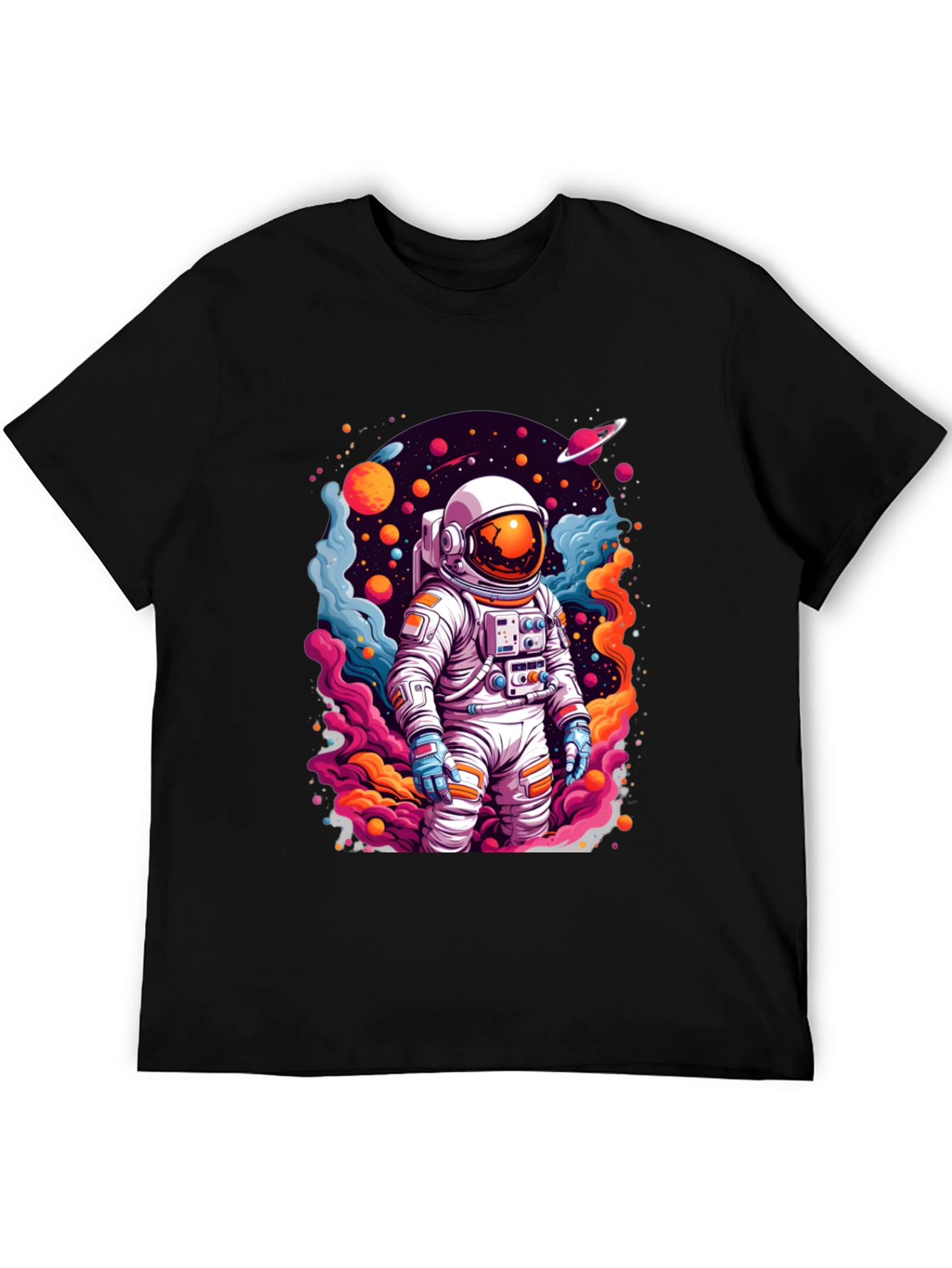 Astronaut in Space T-Shirt - Vibrant Graphic Tee