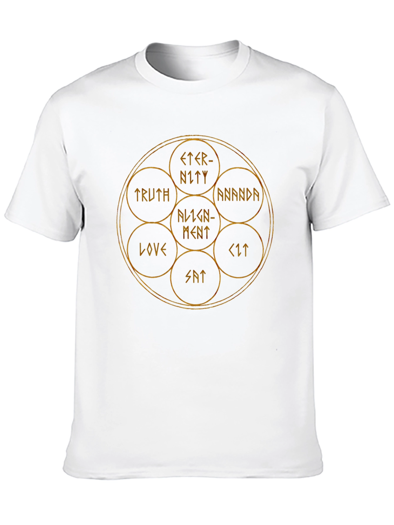 Eternity Mandala Graphic T-Shirt - Black