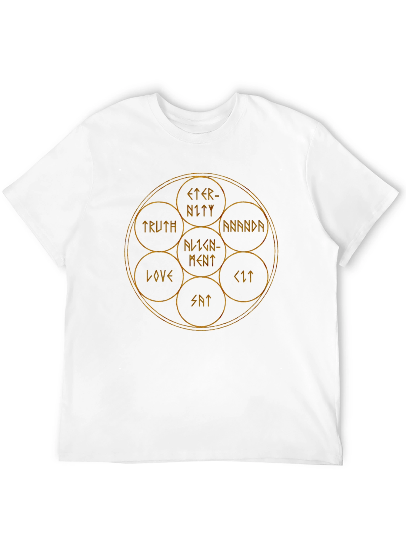 Eternity Mandala Graphic T-Shirt - Black