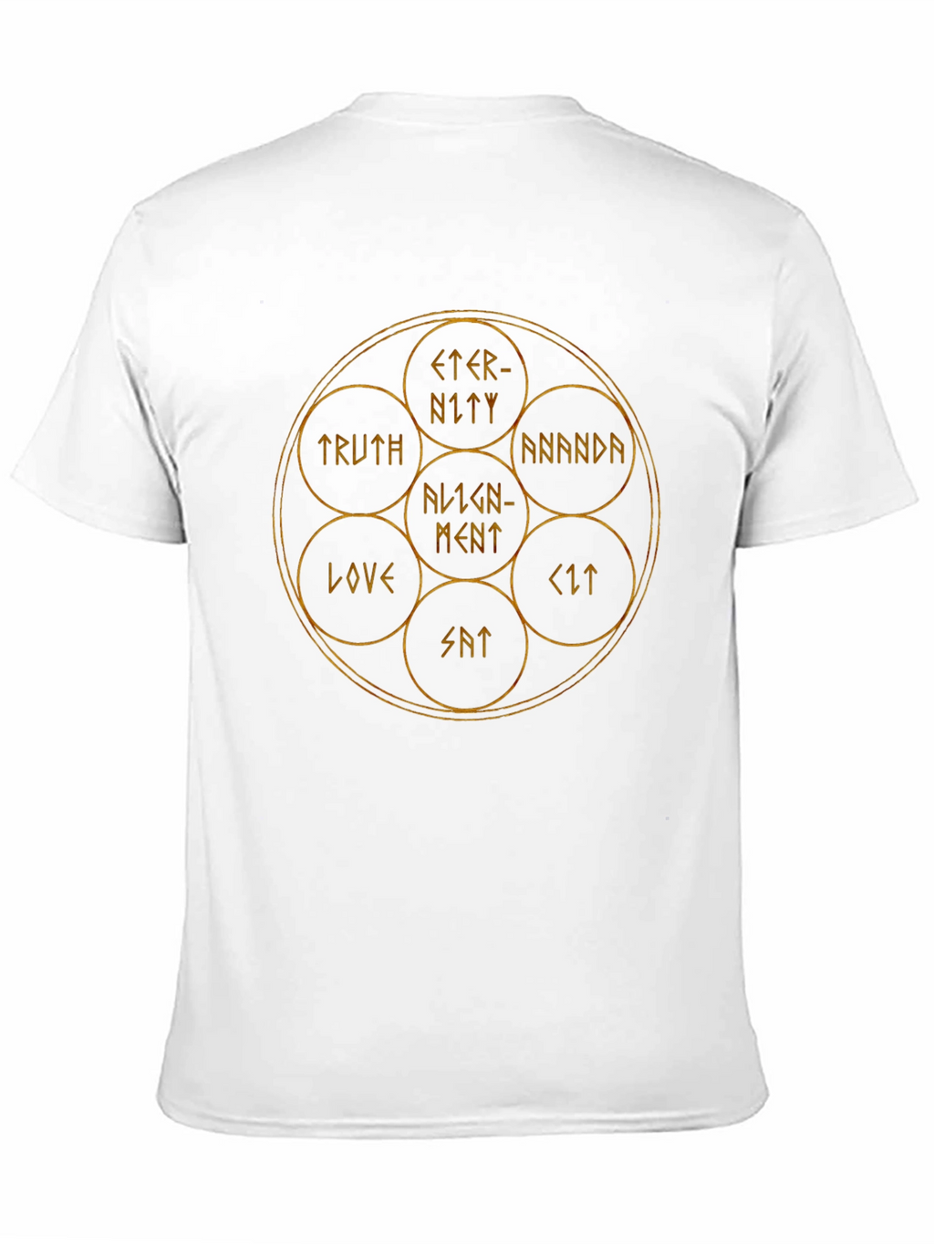 Eternity Mandala Graphic T-Shirt - Black