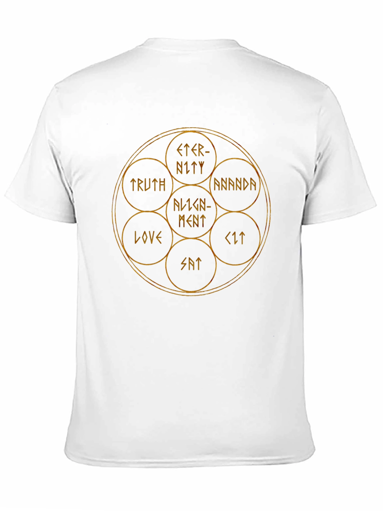 Eternity Mandala Graphic T-Shirt - Black