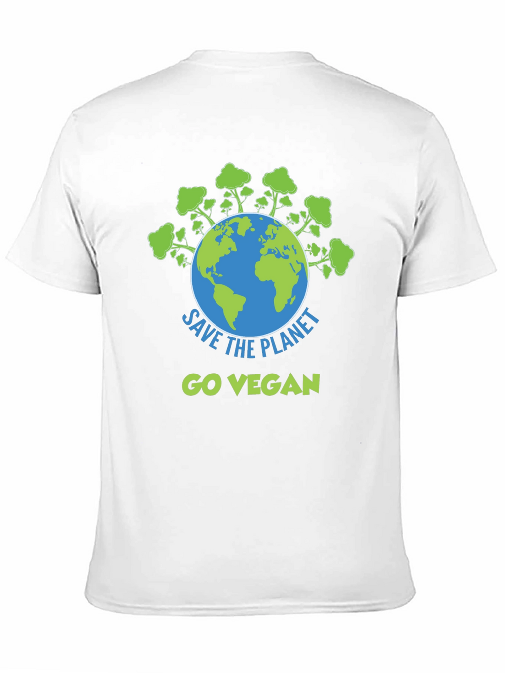 Save the Planet Go Vegan Graphic Tee