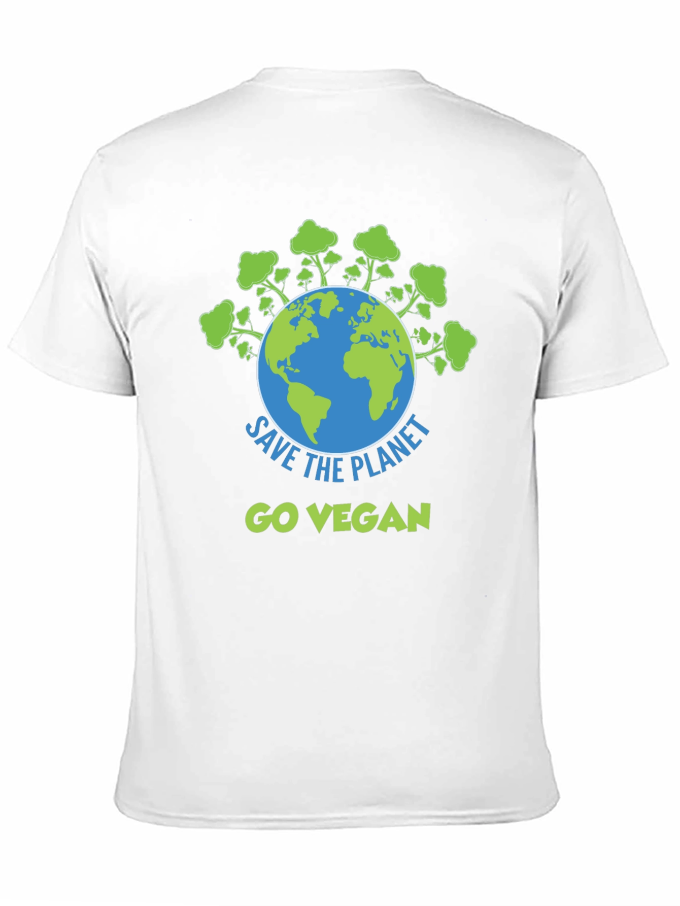 Save the Planet Go Vegan Graphic Tee