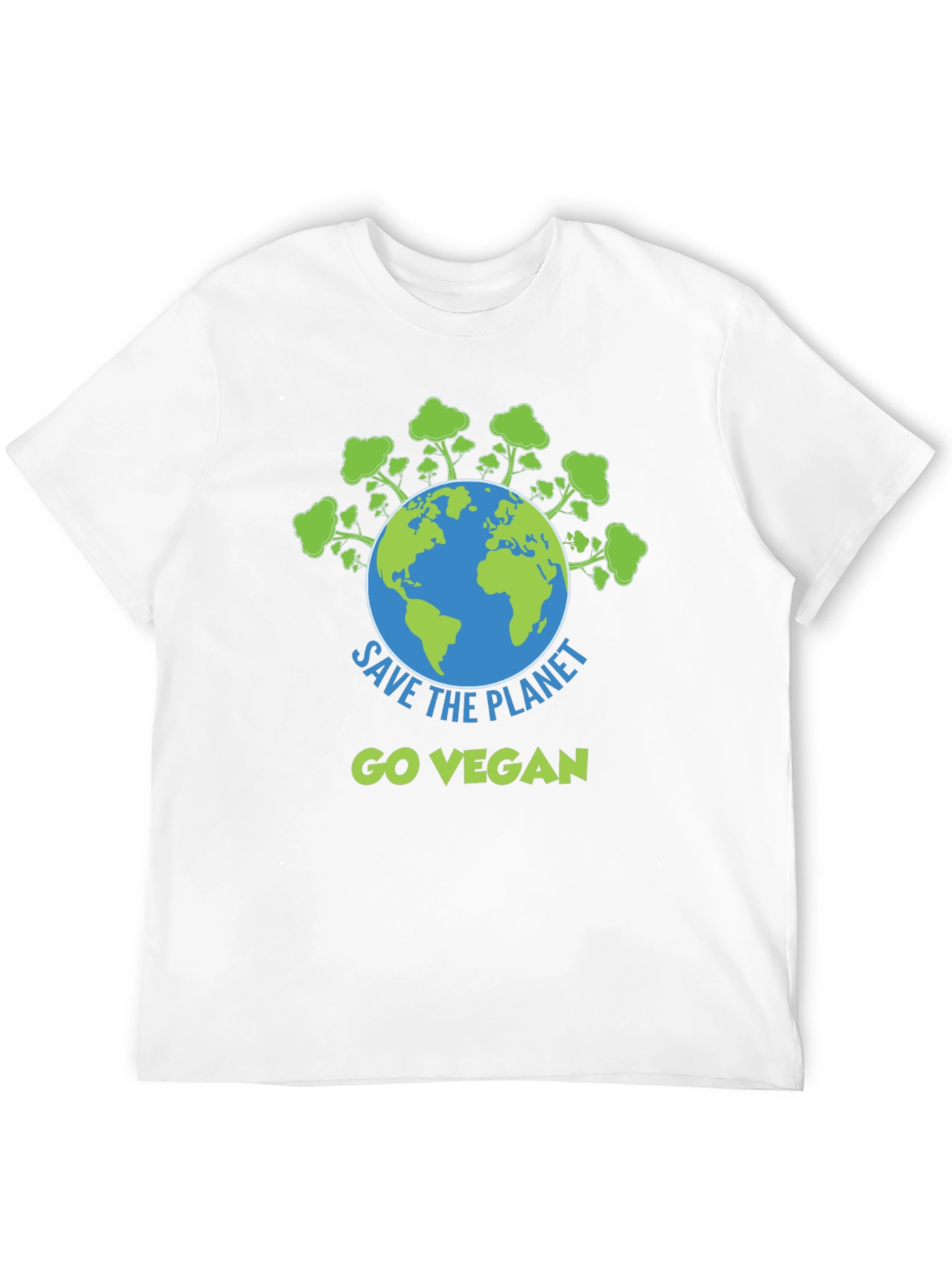 Save the Planet Go Vegan Graphic Tee