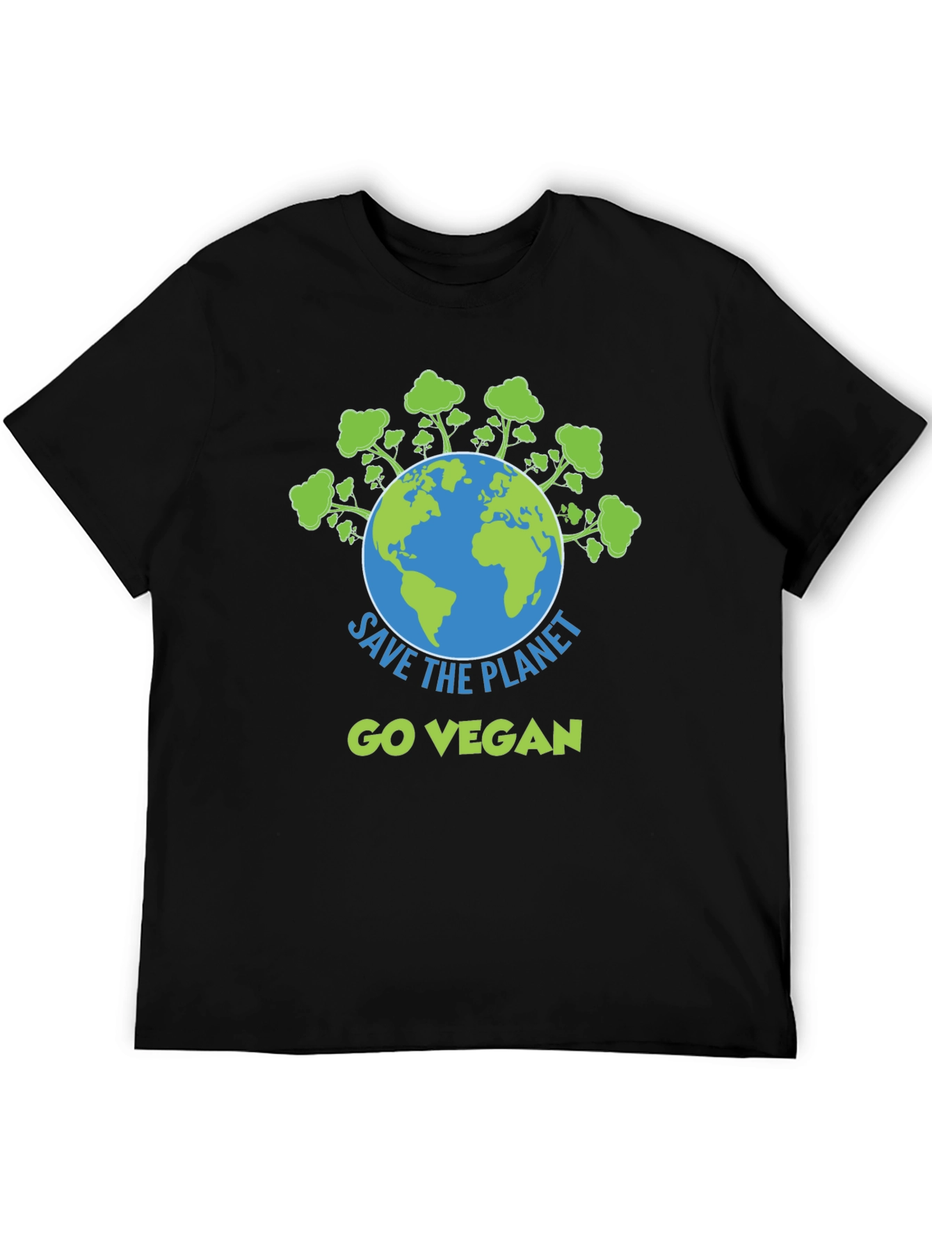 Save the Planet Go Vegan Graphic Tee