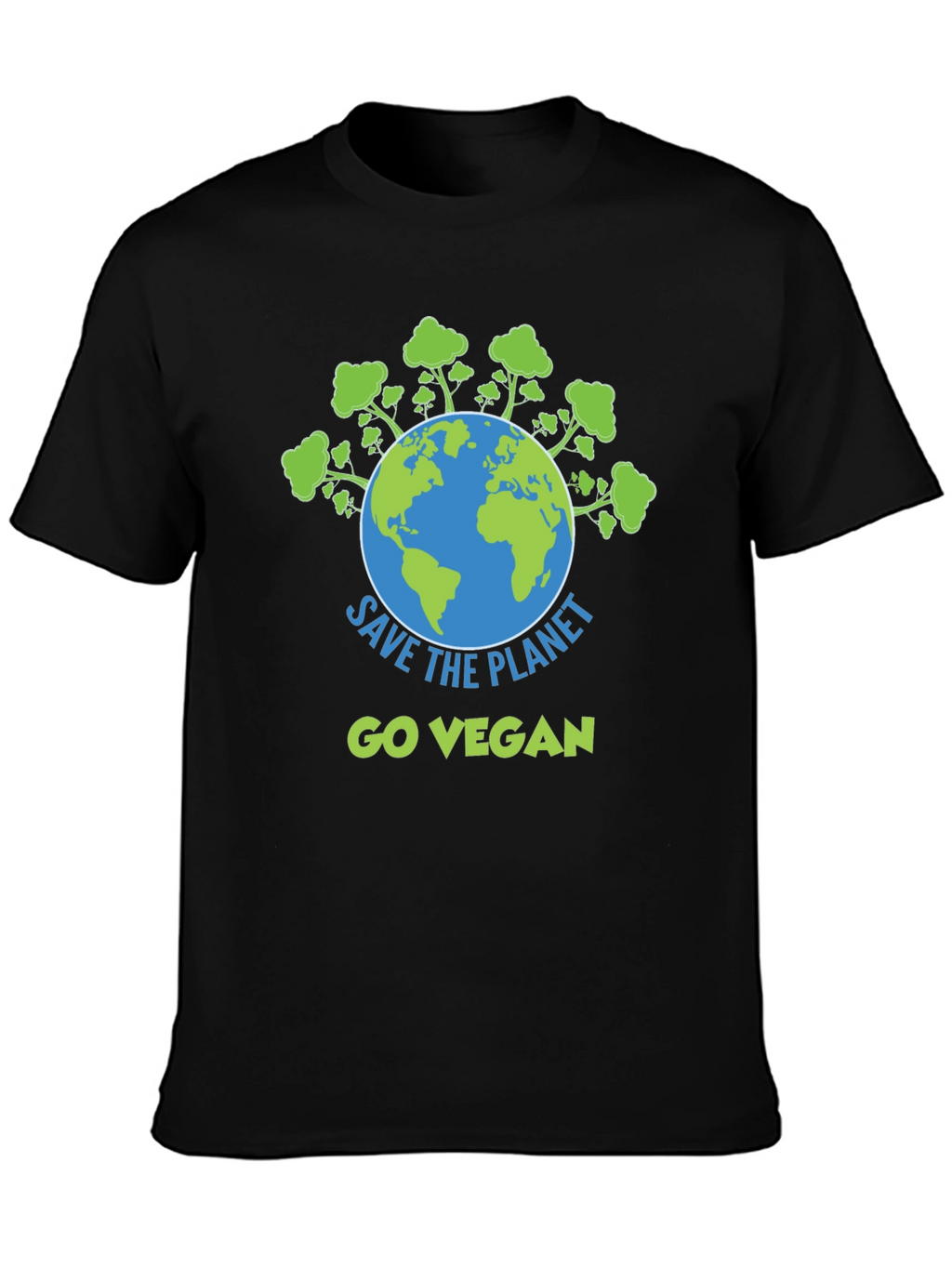 Save the Planet Go Vegan Graphic Tee