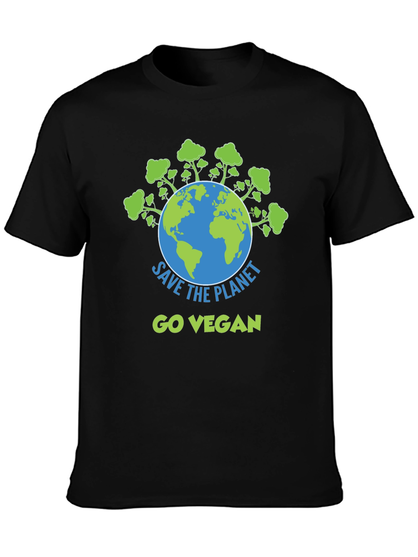 Save the Planet Go Vegan Graphic Tee
