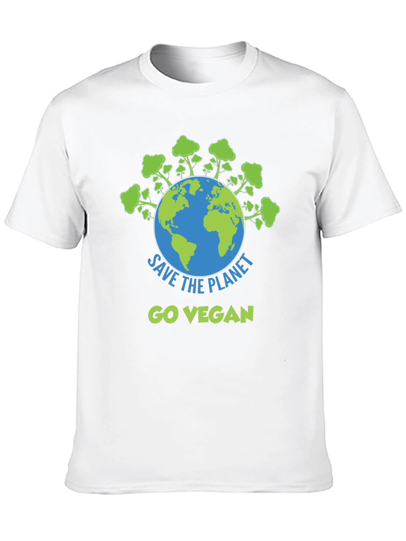 Save the Planet Go Vegan Graphic Tee