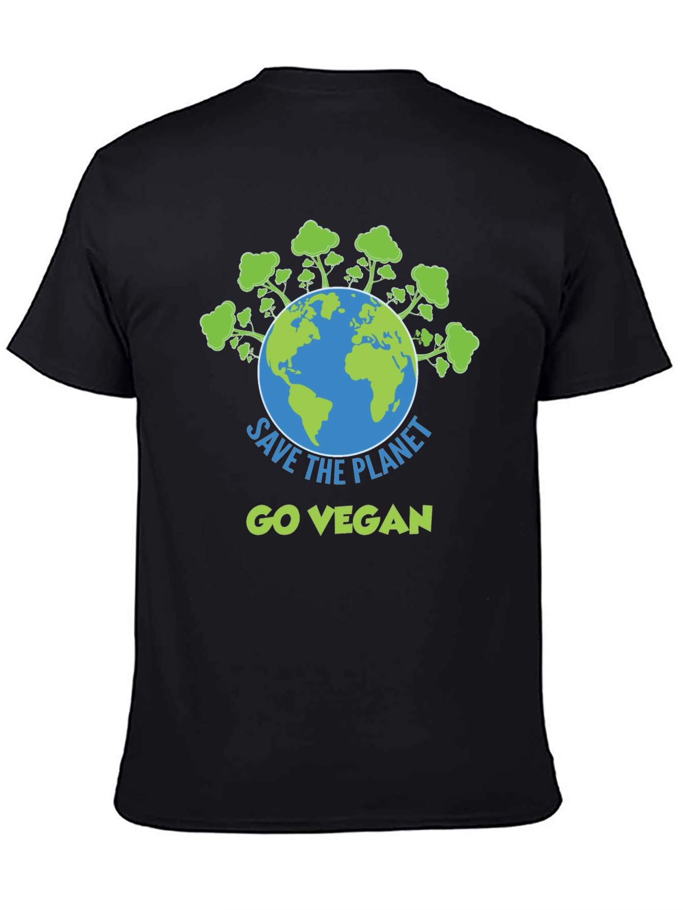Save the Planet Go Vegan Graphic Tee