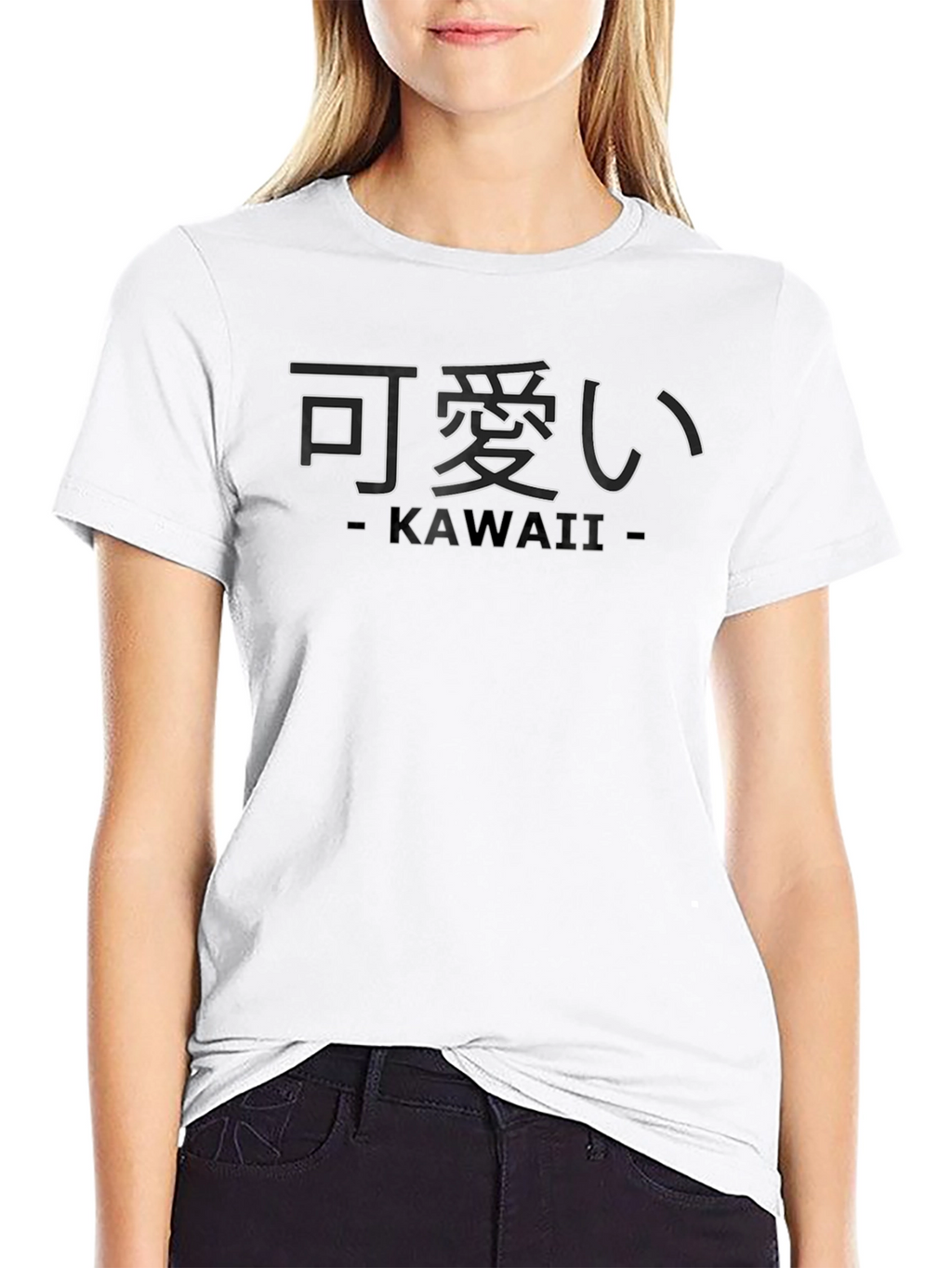 Kawaii Japanese Style Black T-Shirt