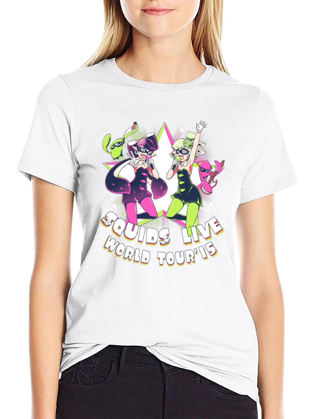 Squids Live World Tour 15 Black T-Shirt