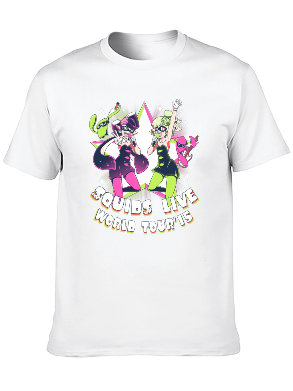 Squids Live World Tour 15 Black T-Shirt