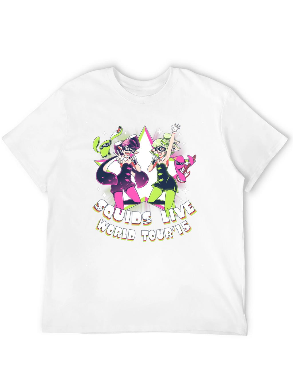 Squids Live World Tour 15 Black T-Shirt