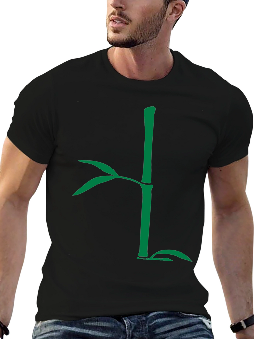 Bamboo Graphic Tee - Unisex Casual T-Shirt