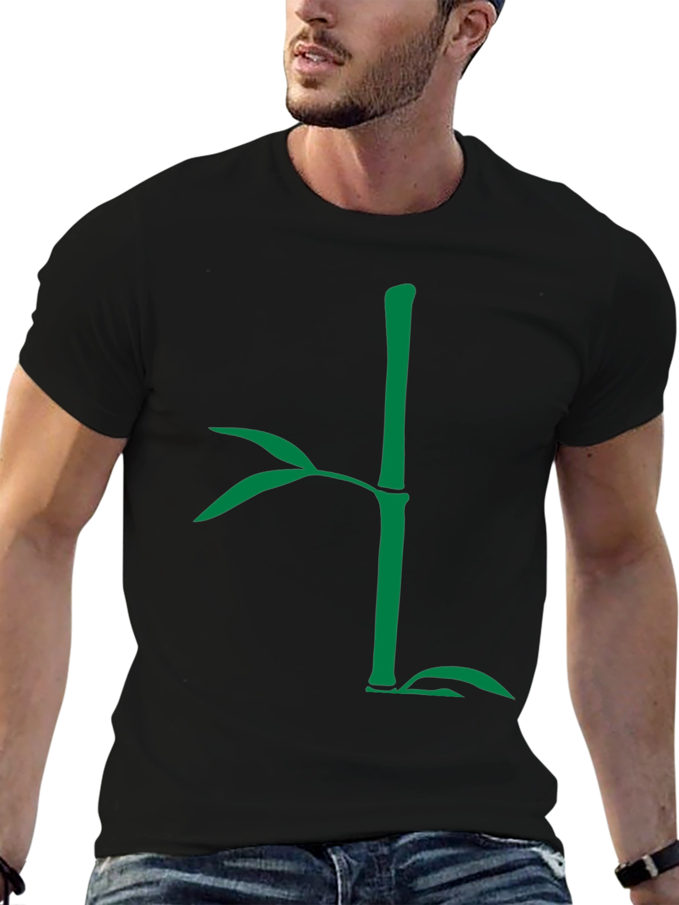 Bamboo Graphic Tee - Unisex Casual T-Shirt