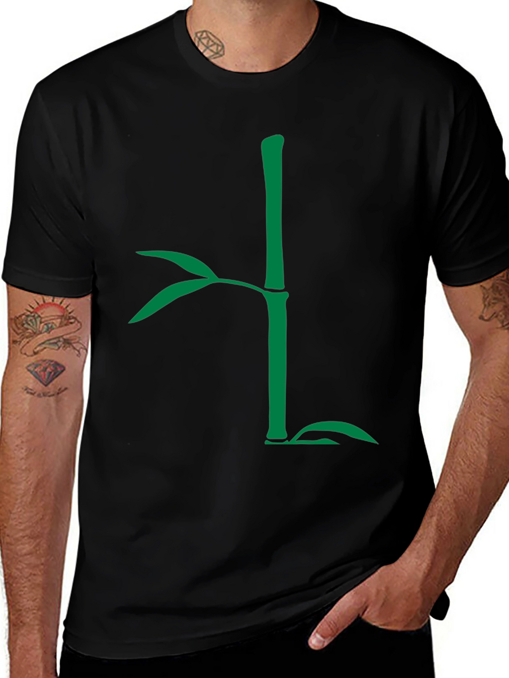 Bamboo Graphic Tee - Unisex Casual T-Shirt