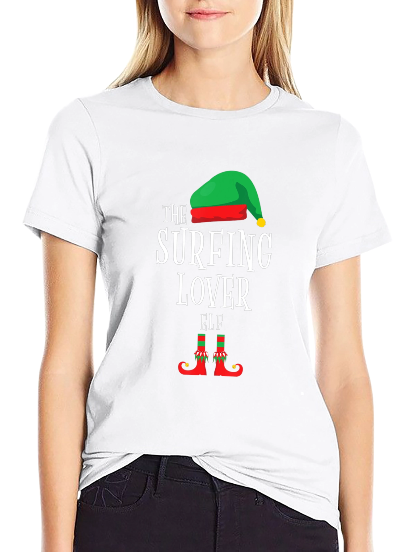 The Surfing Lover Elf T-Shirt