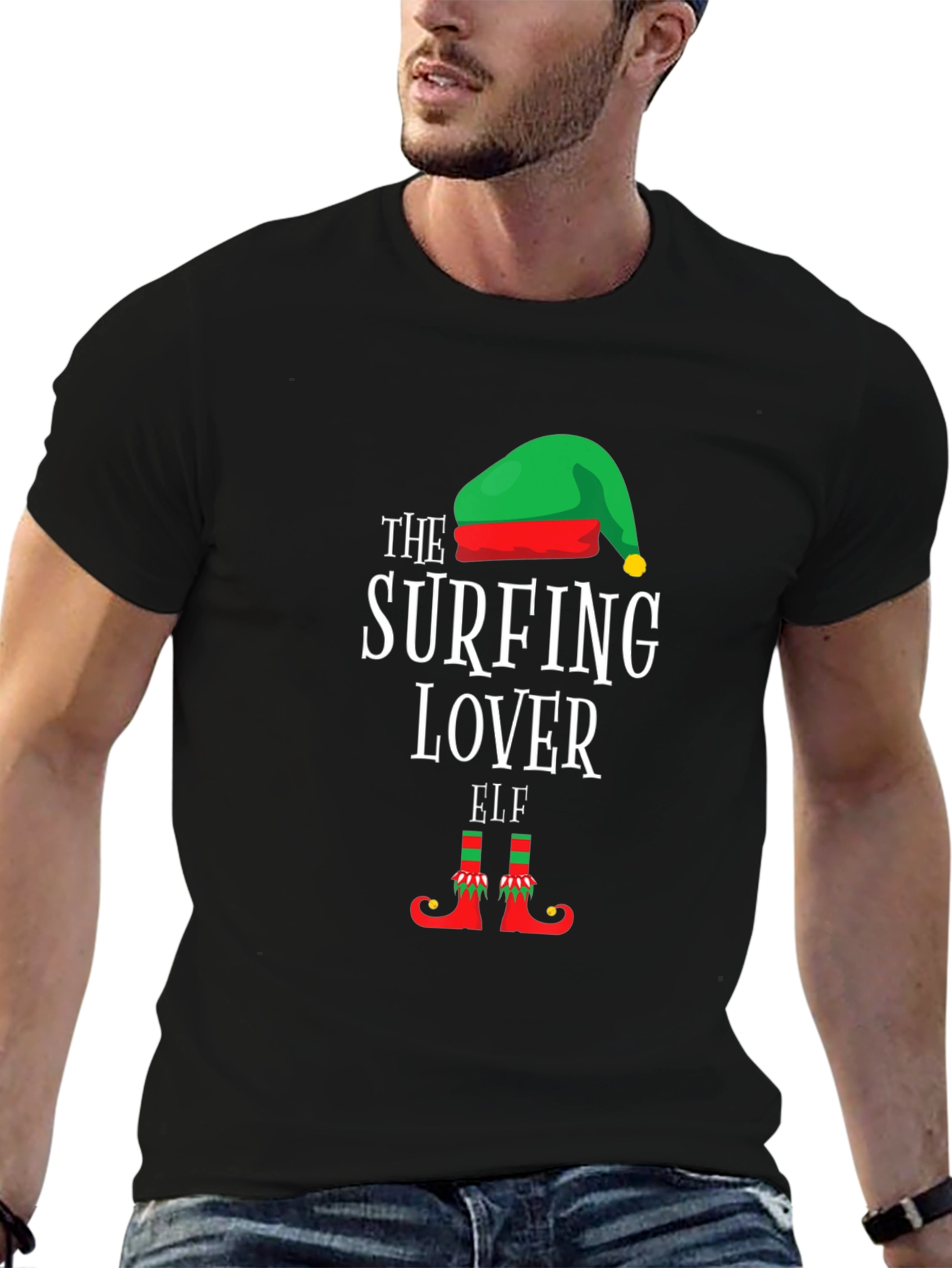 The Surfing Lover Elf T-Shirt