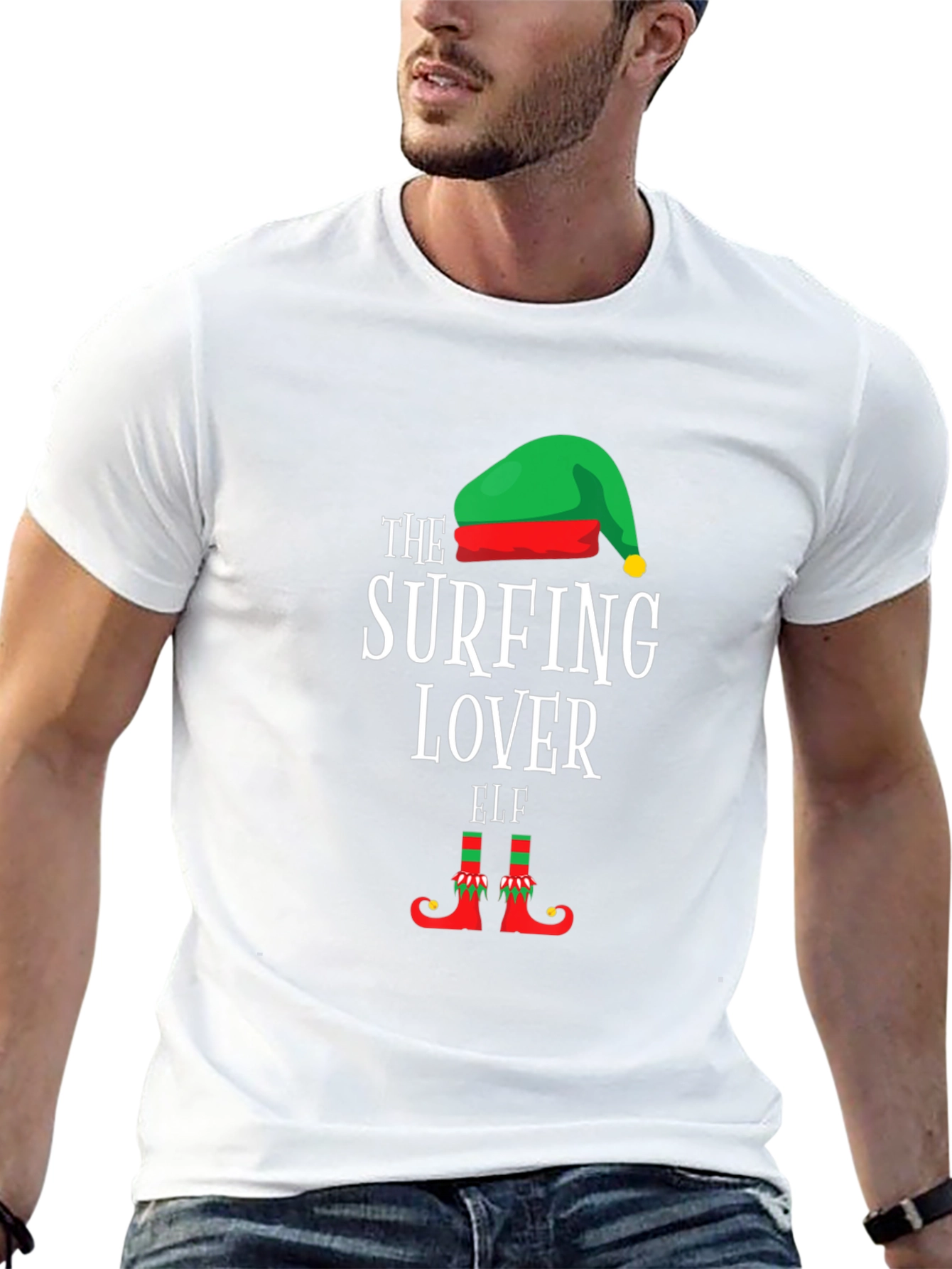 The Surfing Lover Elf T-Shirt