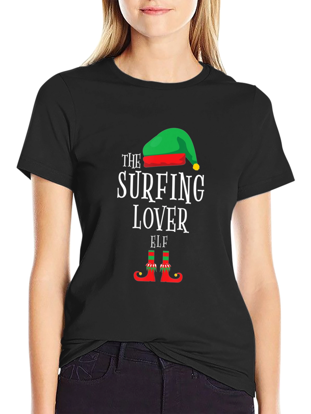 The Surfing Lover Elf T-Shirt