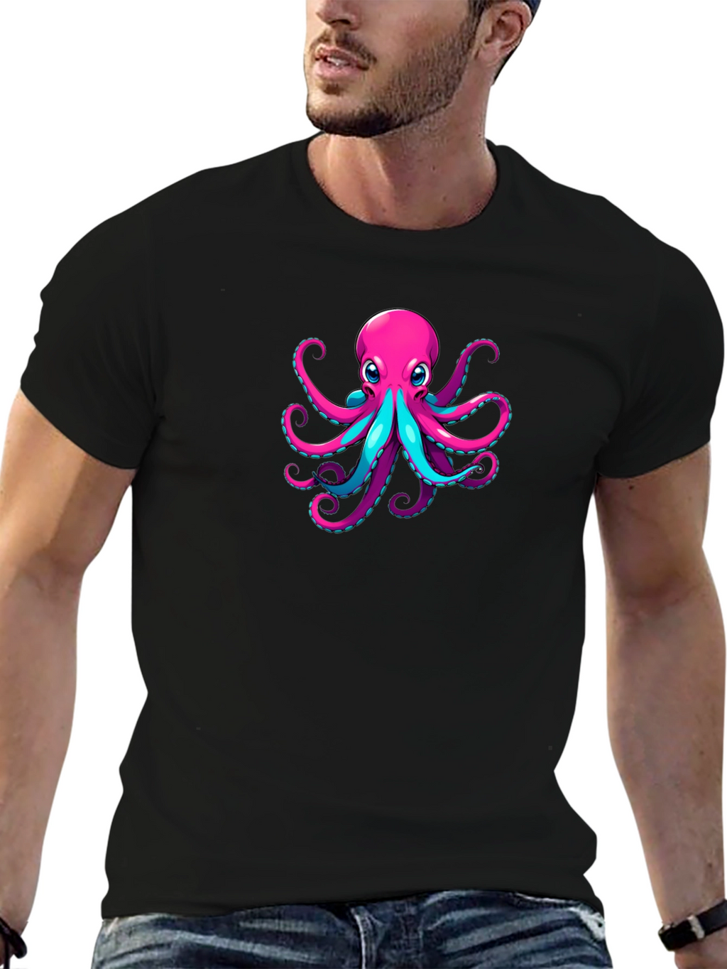 Octopus Graphic Tee - Unique Design