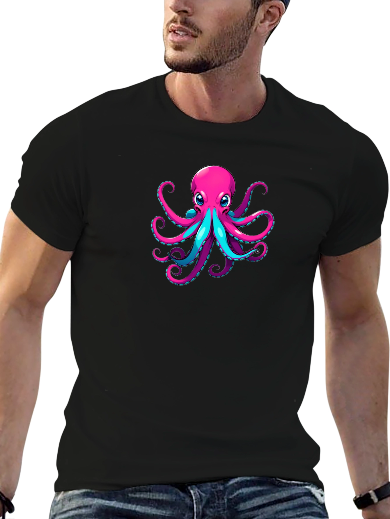 Octopus Graphic Tee - Unique Design