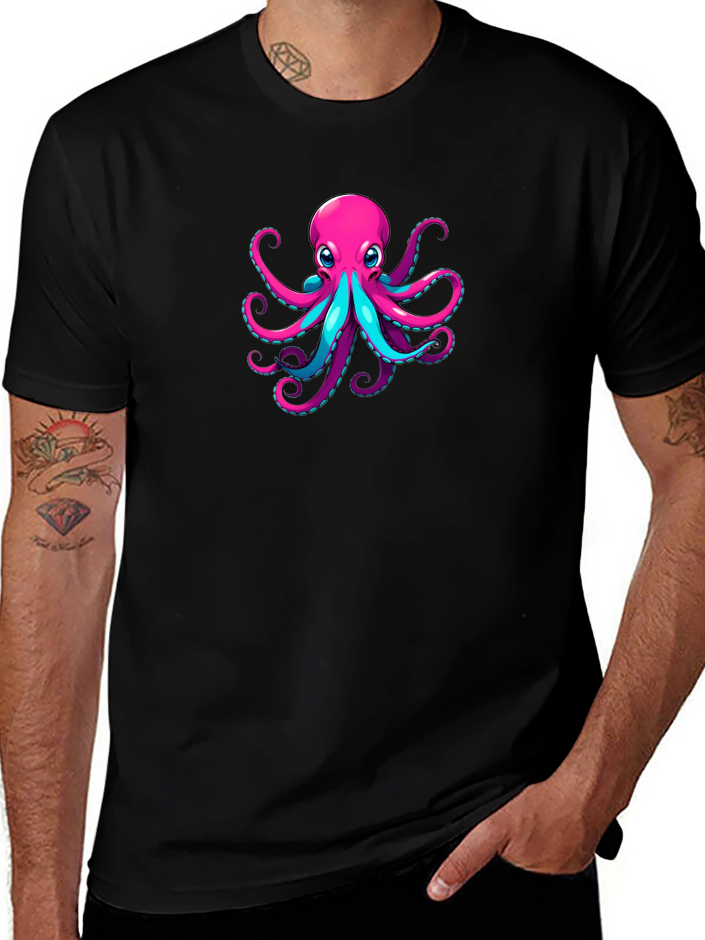 Octopus Graphic Tee - Unique Design