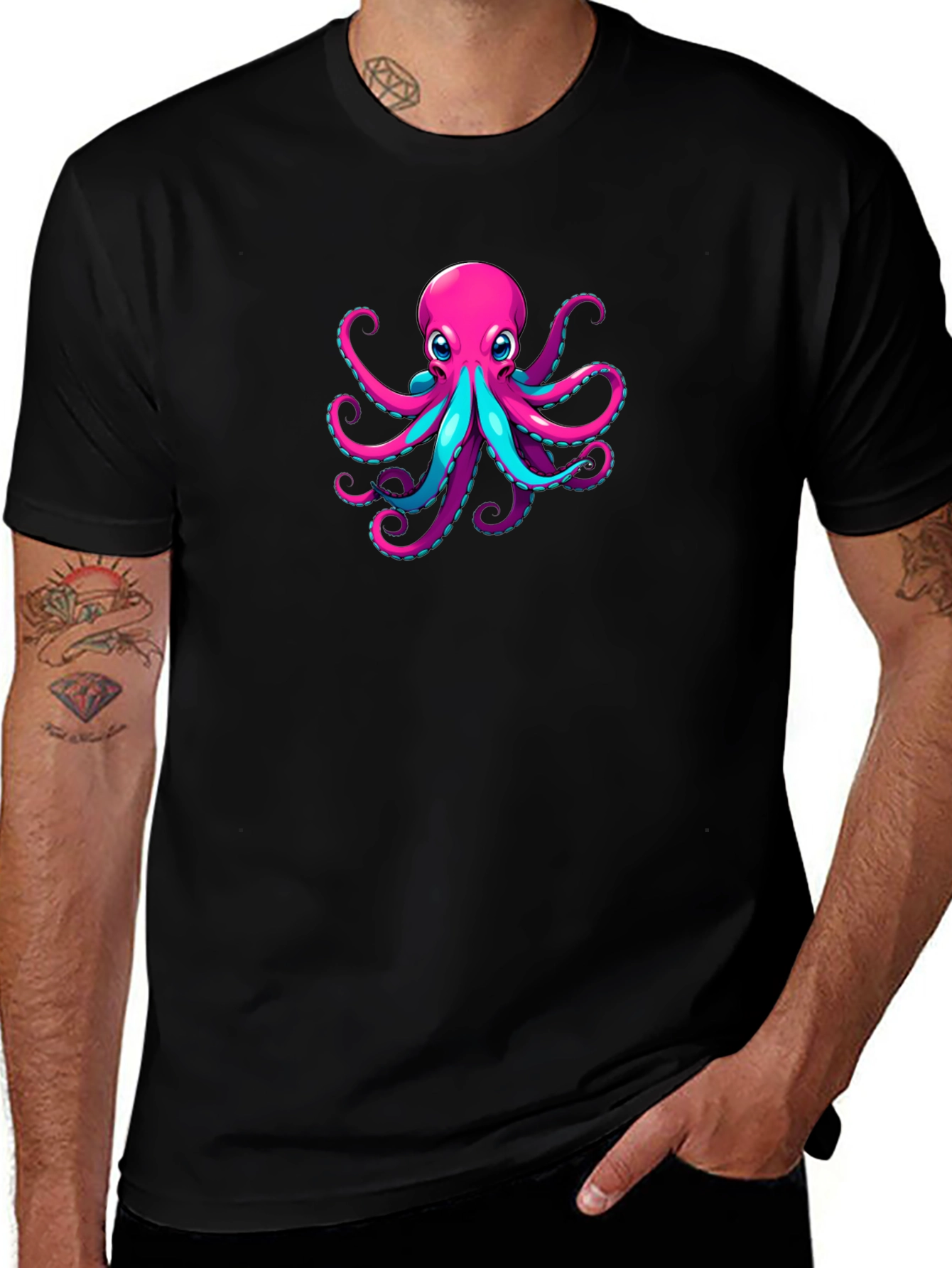 Octopus Graphic Tee - Unique Design