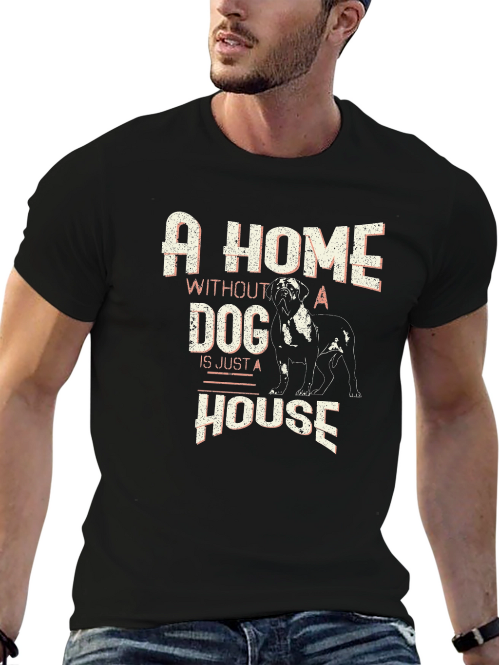 Dog Lover T-Shirt: A Home Without a Dog