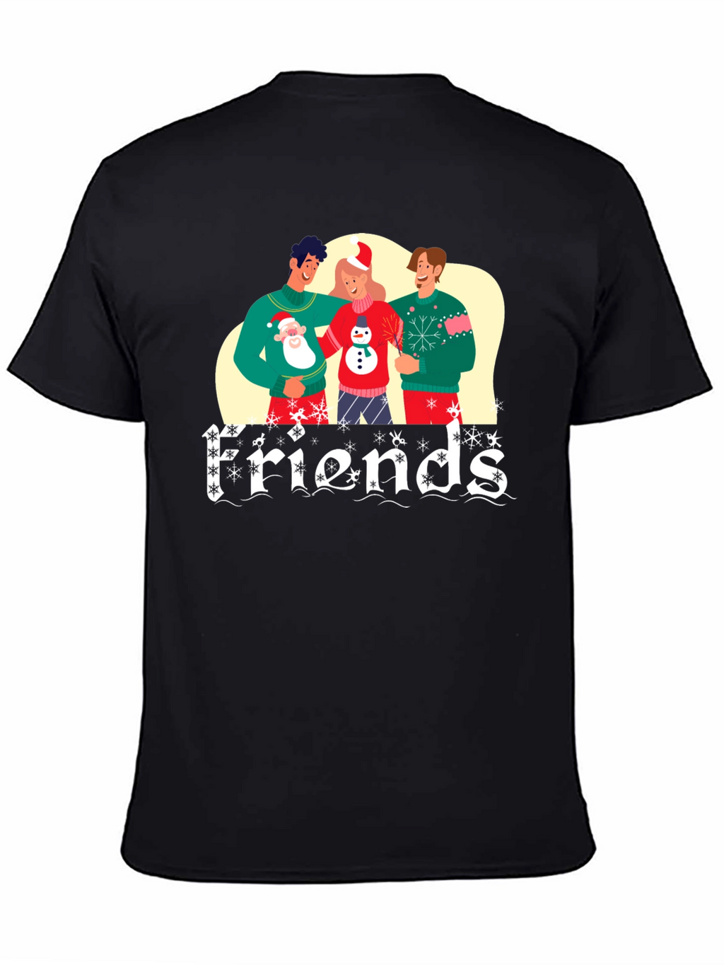Festive Friends Christmas Graphic Tee