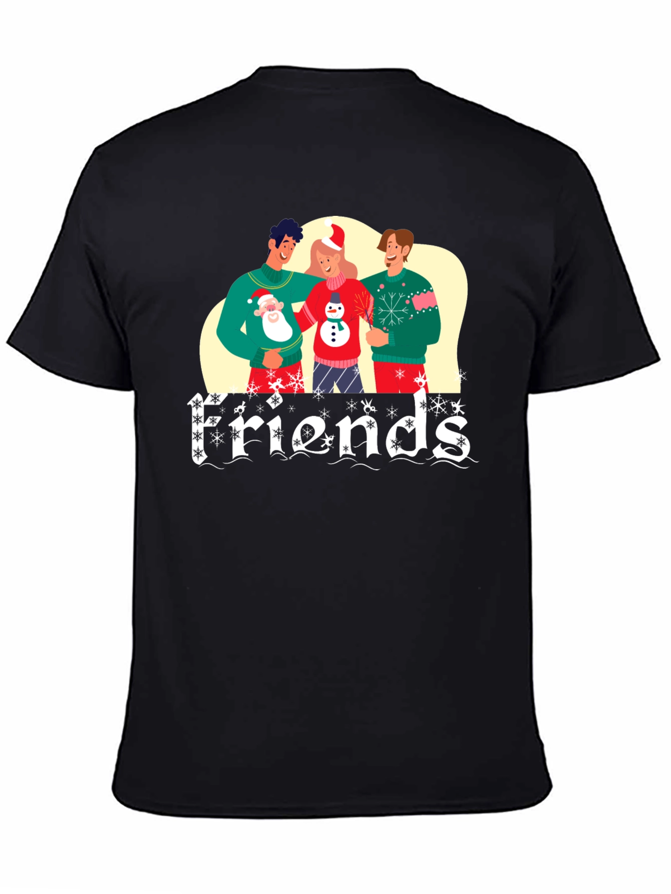 Festive Friends Christmas Graphic Tee