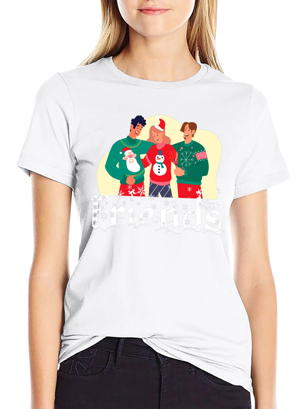 Festive Friends Christmas Graphic Tee