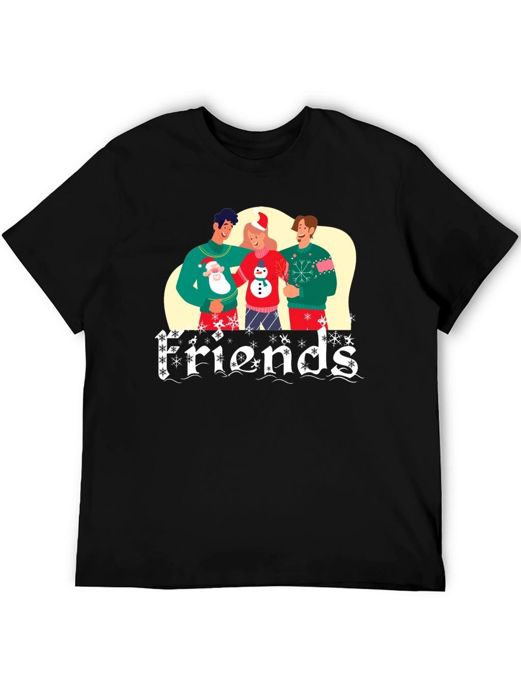 Festive Friends Christmas Graphic Tee