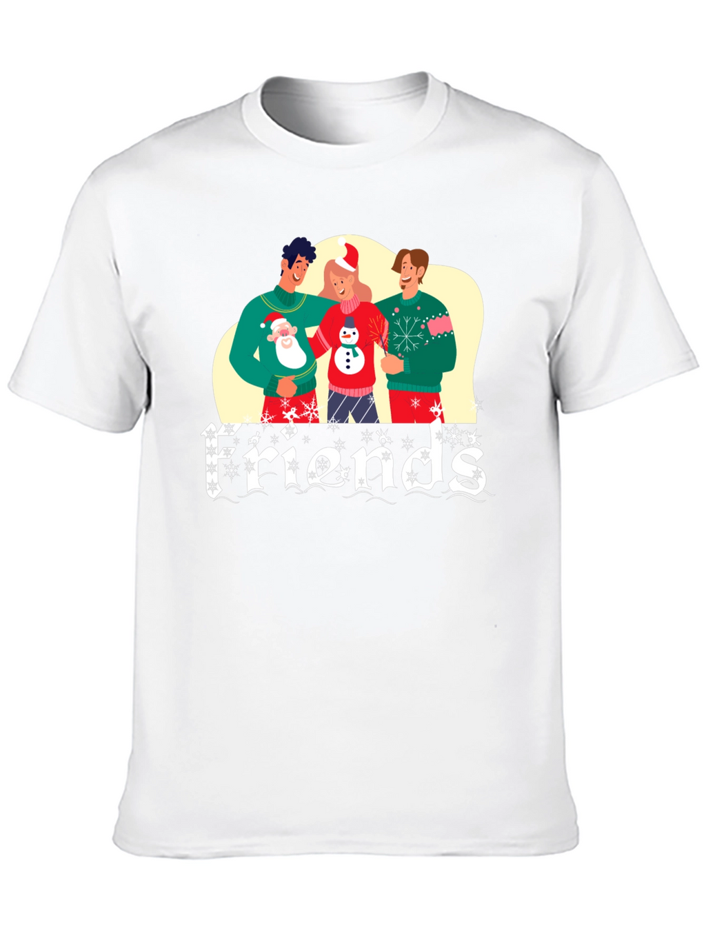 Festive Friends Christmas Graphic Tee