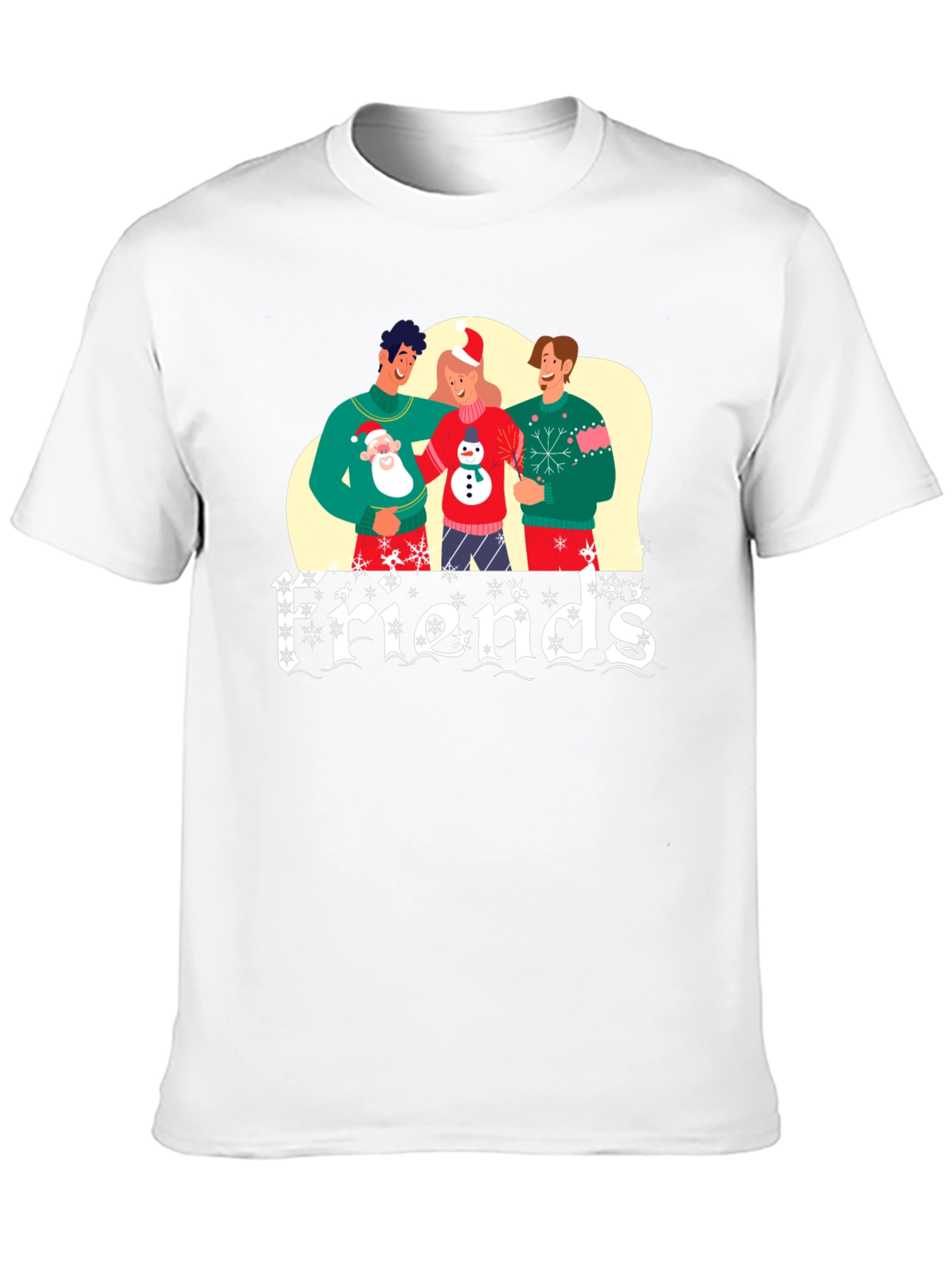 Festive Friends Christmas Graphic Tee